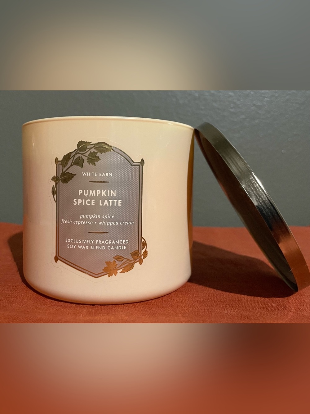 Bath & Body Works PUMPKIN SPICE LATTE Three Wick Candle